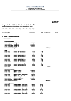 Betriebskosten-Abrechnung für das Jahr 2015